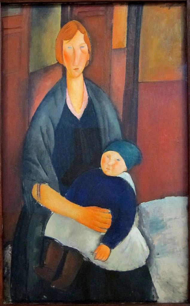 Amedeo Modigliani - Maternità, Museo d'arte moderna Lille Métropole, Villeneuve, d'Ascq